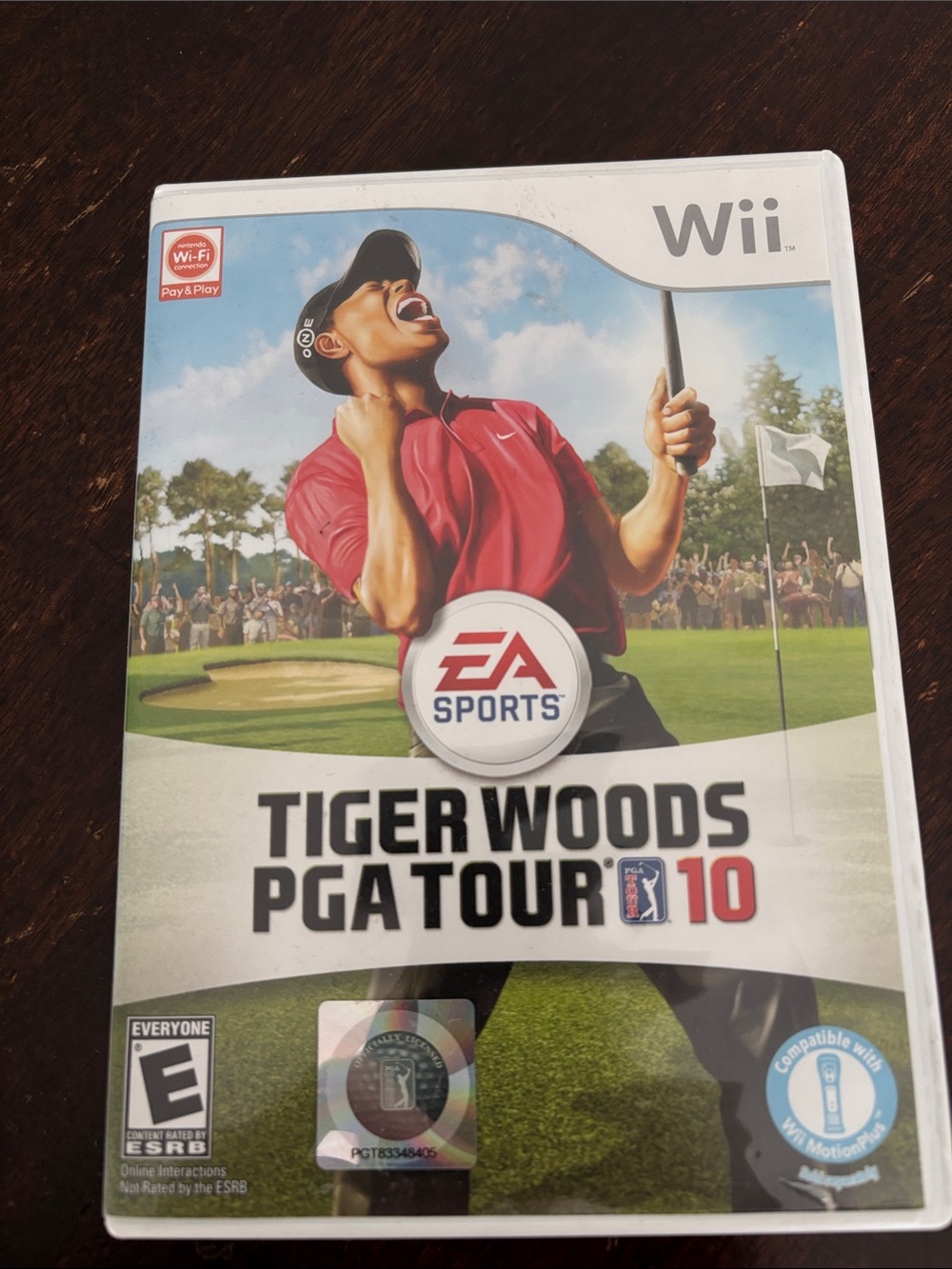 Tiger Woods PGA Tour 10 (Wii) - EA Sports, Red Cover